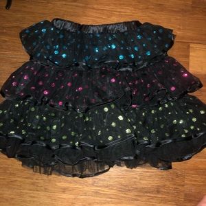 Jona Michelle Girls Polka-Dot Tiered Skirt New Size 10